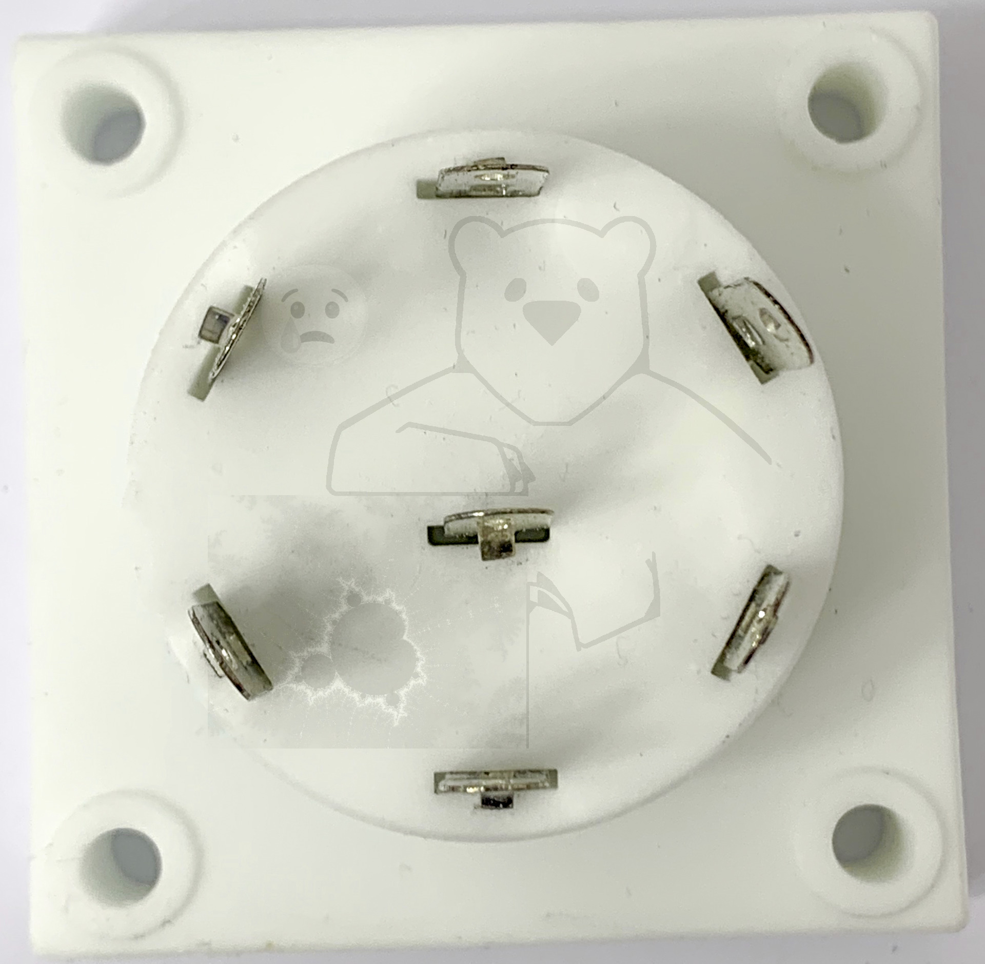 Fassung für Röhren mit: Poströhre, 7pol.